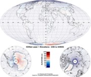 ICESat World Elevations - Laser 1 - 2/20 to 3/29/03