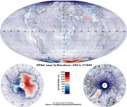 ICESat World Elevations - Laser 2A - 9/25 to 11/19/03
