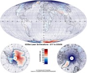 ICESat World Elevations - Laser 3B - 2/17 to 3/24/05