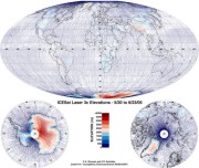 ICESat World Elevations - Laser 3C - 5/20 to 6/23/05
